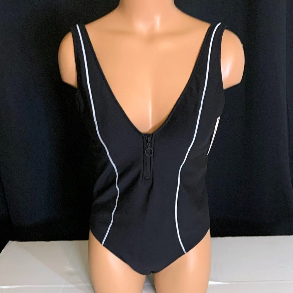 Victoria's Secret Swim Sexy Sport One-Piece Swimsuit Front Zipper NWT